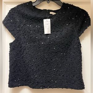 Banana Republic cropped shirt NWT xs